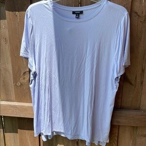 Alfani Blue Short Sleeve Tee Casual Comfort